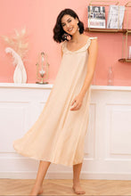 Load image into Gallery viewer, Ruffled V-Neck Night Dress