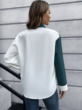 Load image into Gallery viewer, Color Block Button Down Shirt