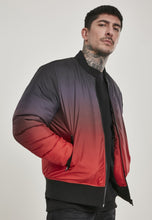 Load image into Gallery viewer, Men's Gradient Two-Tone Bomber Jacket