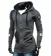 Load image into Gallery viewer, Mens Street Style Biker Hoodie