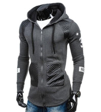 Load image into Gallery viewer, Mens Street Style Biker Hoodie