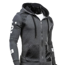 Load image into Gallery viewer, Mens Street Style Biker Hoodie