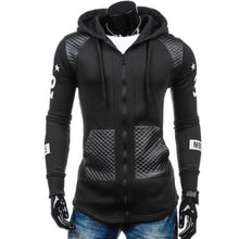 Load image into Gallery viewer, Mens Street Style Biker Hoodie