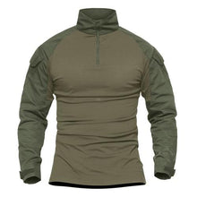 Load image into Gallery viewer, Tactical Men Military Army Green SWAT Combat Shirt