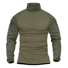 Load image into Gallery viewer, Tactical Men Military Army Green SWAT Combat Shirt