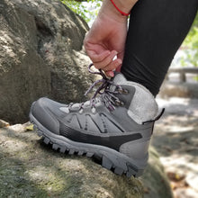 Load image into Gallery viewer, Hiking Shoes Waterproof Mountain Keep Warm Non-slip PU Leather Snow