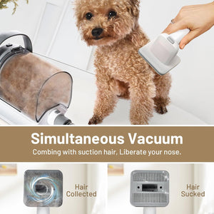 Dog Grooming Kit Pet Hair Cleaning Low Noise Vacuum Cleaner And Various Tools