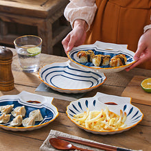 Cargar imagen en el visor de la galería, Multi-purpose Dumpling With Vinegar Dish Ceramic
