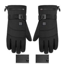 Cargar imagen en el visor de la galería, Winter Electric Heated Gloves Motorcycle Touch Screen Gloves
