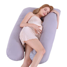 Load image into Gallery viewer, Summer Sleeping Support Pillow For Pregnant Women U Shape Maternity Pillows Pregnancy Ice Silk
