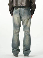 Load image into Gallery viewer, American Street Distressed Loose Straight Casual Jeans
