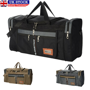 Men Extra Large Big Sports Gym Holdall Bag Travel Work Cabin Barrel Bag