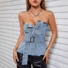 Load image into Gallery viewer, Sexy Backless Hot Girl Tube Top
