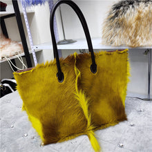 Cargar imagen en el visor de la galería, European And American Fashion Minimalist Cowhide Handle Handbag
