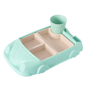 Children's cartoon car bowl set