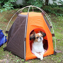 Cargar imagen en el visor de la galería, Tienda de campaña para mascotas para interior y exterior, casa para perros pequeños y gatos, protector solar, perrera plegable portátil para cachorros, nido para gatos, cama para dormir para perros
