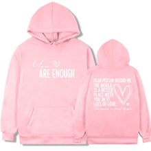 Load image into Gallery viewer, Spring And Autumn Casual Fashion Love Letter Loose Men&#39;s And Women&#39;s Hoodie
