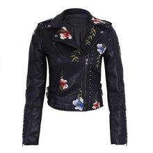 Load image into Gallery viewer, Punk Faux Leather White Jacket Women
