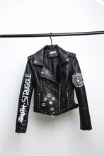 Load image into Gallery viewer, New Women Autumn Winter Faux Soft Leather Jackets Coats Lady Black
