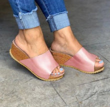 Cargar imagen en el visor de la galería, Wedge Sandals And Slippers Women Shoes
