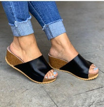 Cargar imagen en el visor de la galería, Wedge Sandals And Slippers Women Shoes
