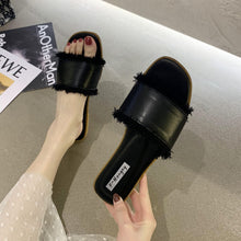 Load image into Gallery viewer, Fashion Outer Wear One-word Tassel Sandals And Slippers
