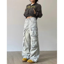 Load image into Gallery viewer, Retro Workwear With Pocket Jeans For Women
