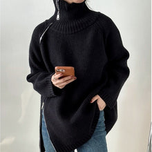 Load image into Gallery viewer, Loose High Collar Bottoming Sweater Korean Simple Top For Women
