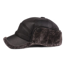 Cargar imagen en el visor de la galería, Leather cap men&#39;s cap
