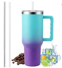 Cargar imagen en el visor de la galería, Stainless Steel Insulation Large Capacity Cup Portable Vehicle-mounted Cup
