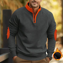Load image into Gallery viewer, Stand Collar Pullover Half Zip Long Sleeve Coat
