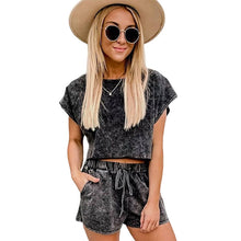 Cargar imagen en el visor de la galería, Women&#39;s Simple European And American Style Pocket High Waist Casual Suit
