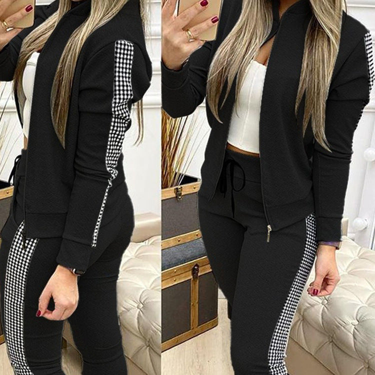 European and American two-piece casual women's suit