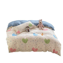 Load image into Gallery viewer, Washed Cotton Student Dormitory Bed Quilt Cover
