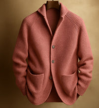 Load image into Gallery viewer, Men's Knitted Cardigan Fashion Casual Pocket Button Jacket Long Sleeve Top Clothing

