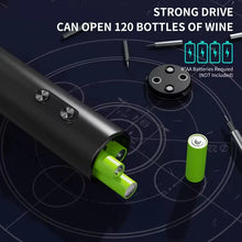 Cargar imagen en el visor de la galería, Electric Wine Opener Set Automatic Wine Opener Spiral Corkscrew Battery Powered One-click Button Can Opener For Home Party Bar
