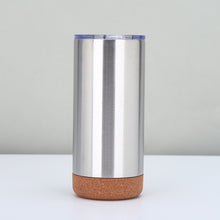 Load image into Gallery viewer, Oak Cork Sole Double Layer 16oz Vacuum Car Cup
