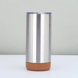 Oak Cork Sole Double Layer 16oz Vacuum Car Cup