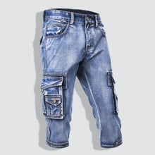 Load image into Gallery viewer, Cropped Pants Slim Fit Denim Shorts Cropped Pants Casual Jeans
