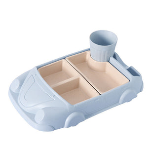 Children's cartoon car bowl set