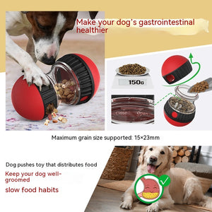 Juguete para perros con dispensador de comida, bola con fugas, rompecabezas, juguetes interactivos de alimentación lenta, protege el estómago, aumenta la inteligencia, juguetes para mascotas, productos para mascotas