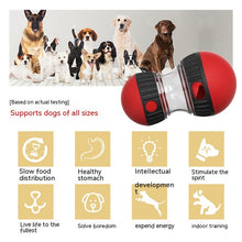 Cargar imagen en el visor de la galería, Juguete para perros con dispensador de comida, bola con fugas, rompecabezas, juguetes interactivos de alimentación lenta, protege el estómago, aumenta la inteligencia, juguetes para mascotas, productos para mascotas
