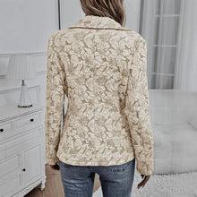 Load image into Gallery viewer, Women&#39;s Long-sleeved Single-button Lapel Fashion Casual Jacket With Lining
