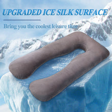 Load image into Gallery viewer, Summer Sleeping Support Pillow For Pregnant Women U Shape Maternity Pillows Pregnancy Ice Silk
