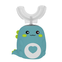 Load image into Gallery viewer, Children'S Electric Toothbrush Food Grade Silicone Oral 360 Degree Automatic Usb Charging Smart Children'S Toothbrush U-Shaped
