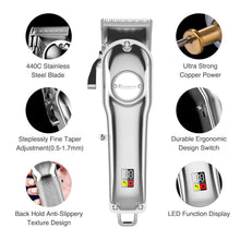 Load image into Gallery viewer, Men Hair Trimmer 3 in 1 IPX7 Waterproof Beard Trimmer Grooming Kit Cordless Hair Clipper for Women &amp; Children LED Display USB Rechargeable Amazon Banned
