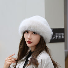 Load image into Gallery viewer, Thick Warm Artificial Fur Fashion Simple Fisherman Hat
