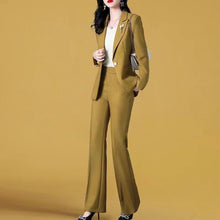 Load image into Gallery viewer, Business Suit Fashion Temperament Reduction Two-piece Set
