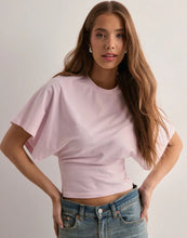 Load image into Gallery viewer, Summer Batwing Sleeve T-shirt Ins Fashion Round Neck Pullover Short-sleeved Tops For Women Clothing
