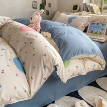 Load image into Gallery viewer, Washed Cotton Student Dormitory Bed Quilt Cover
